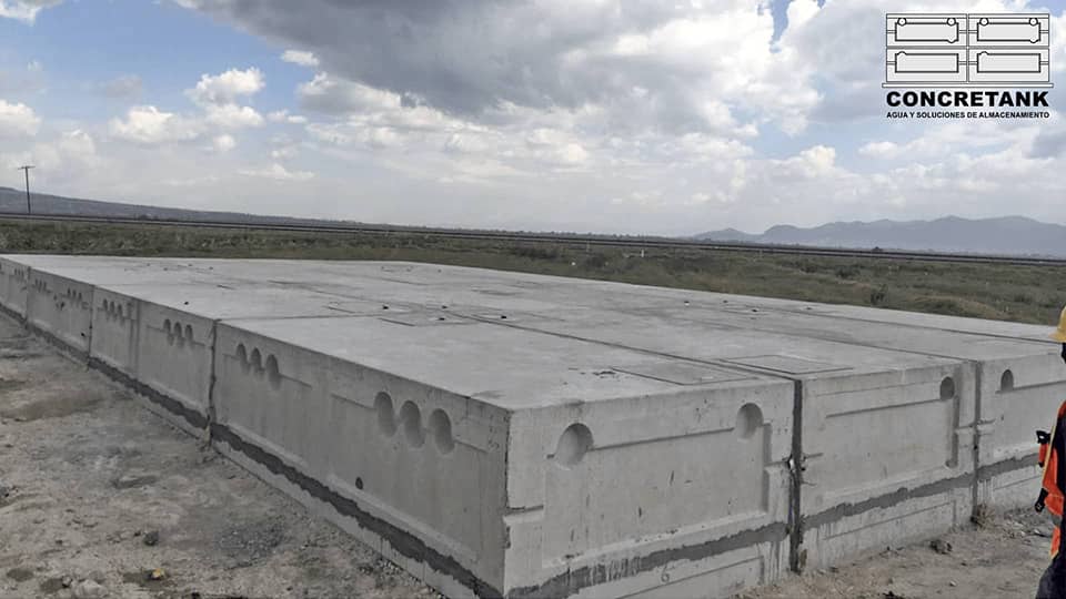tanque de agua prefabricado de concreto